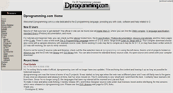 Desktop Screenshot of dprogramming.com